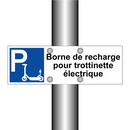 Borne de recharge pour trottinette électrique