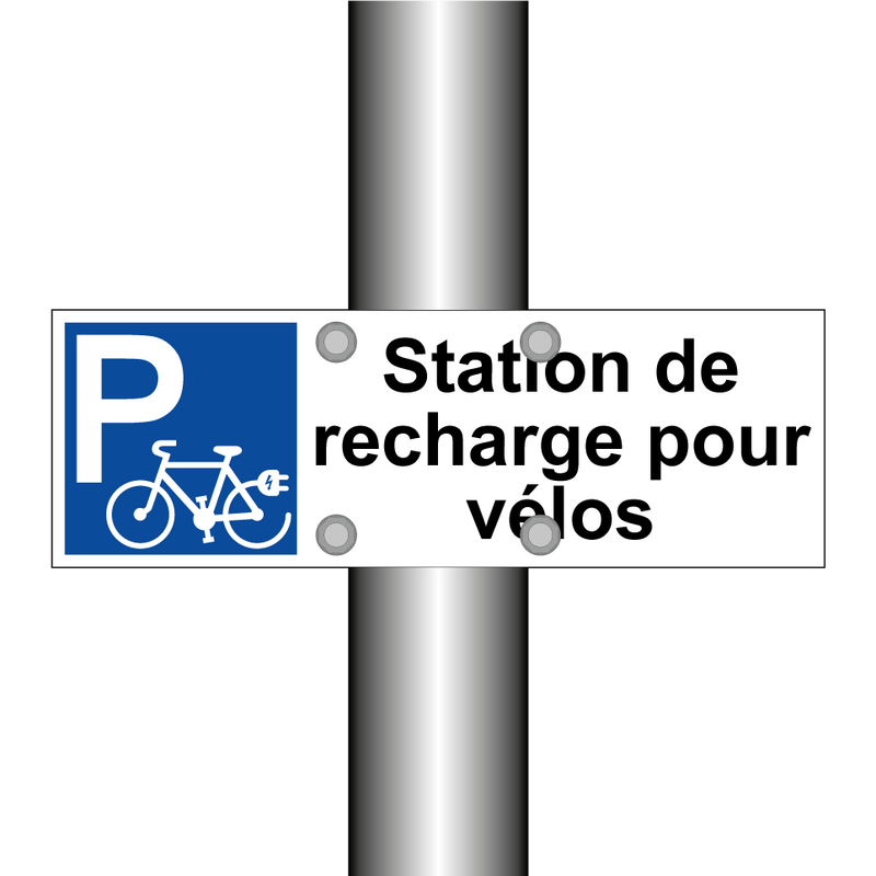 Station de recharge pour vélos