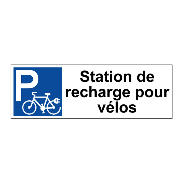 Station de recharge pour vélos