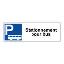 Stationnement pour bus