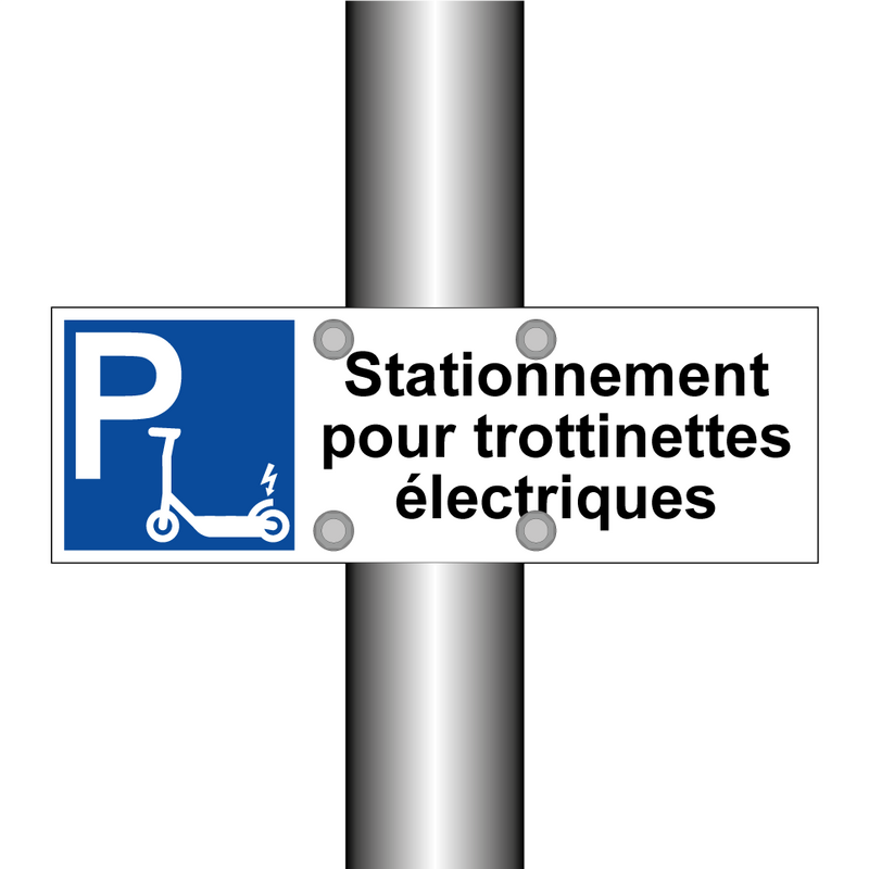Stationnement pour trottinettes électriques