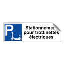 Stationnement pour trottinettes électriques