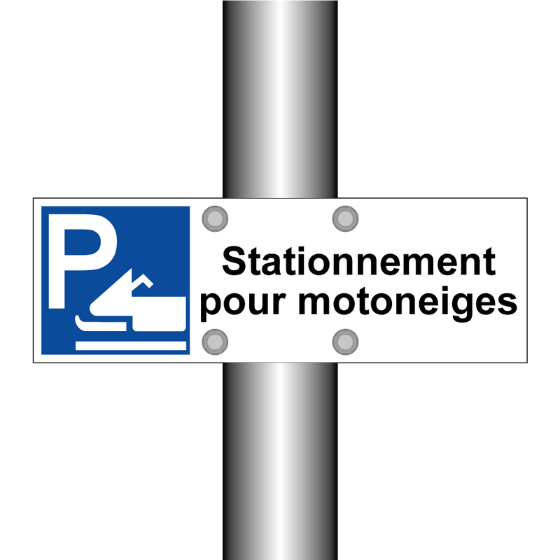 Stationnement pour motoneiges