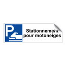 Stationnement pour motoneiges