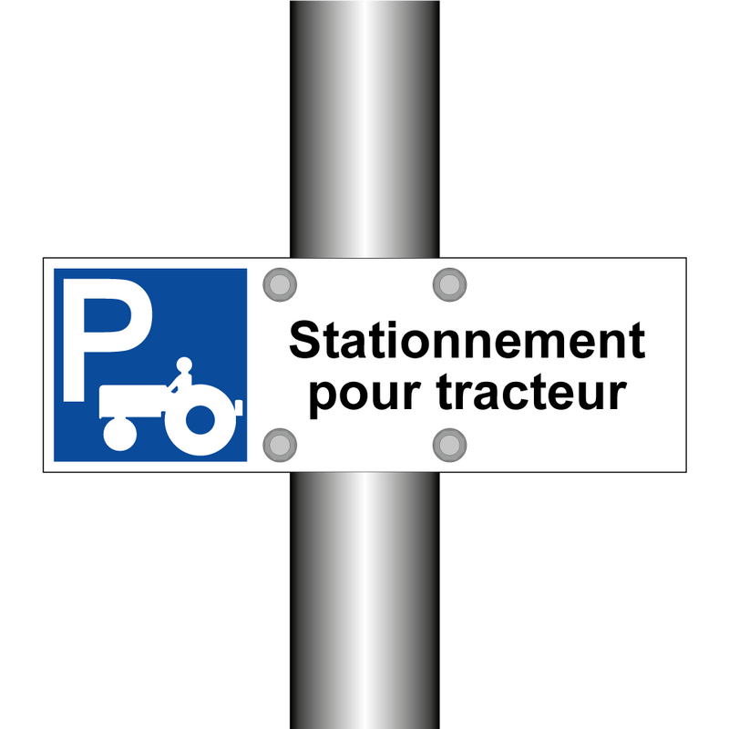 Stationnement pour tracteur