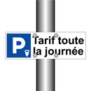 Tarif toute la journée