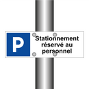 Stationnement réservé au personnel