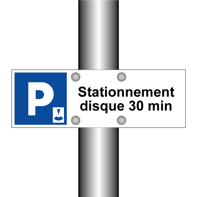 Stationnement disque 30 min