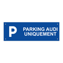 Parking Audi uniquement
