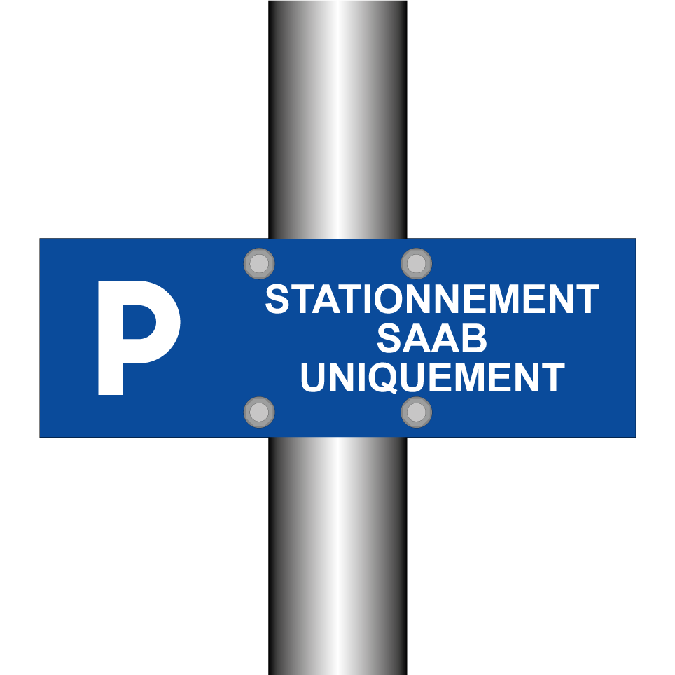 Stationnement Saab uniquement