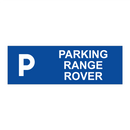Parking Range Rover
