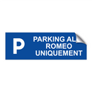 Parking Alfa Romeo uniquement