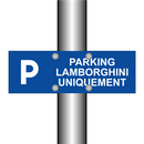 Parking Lamborghini uniquement