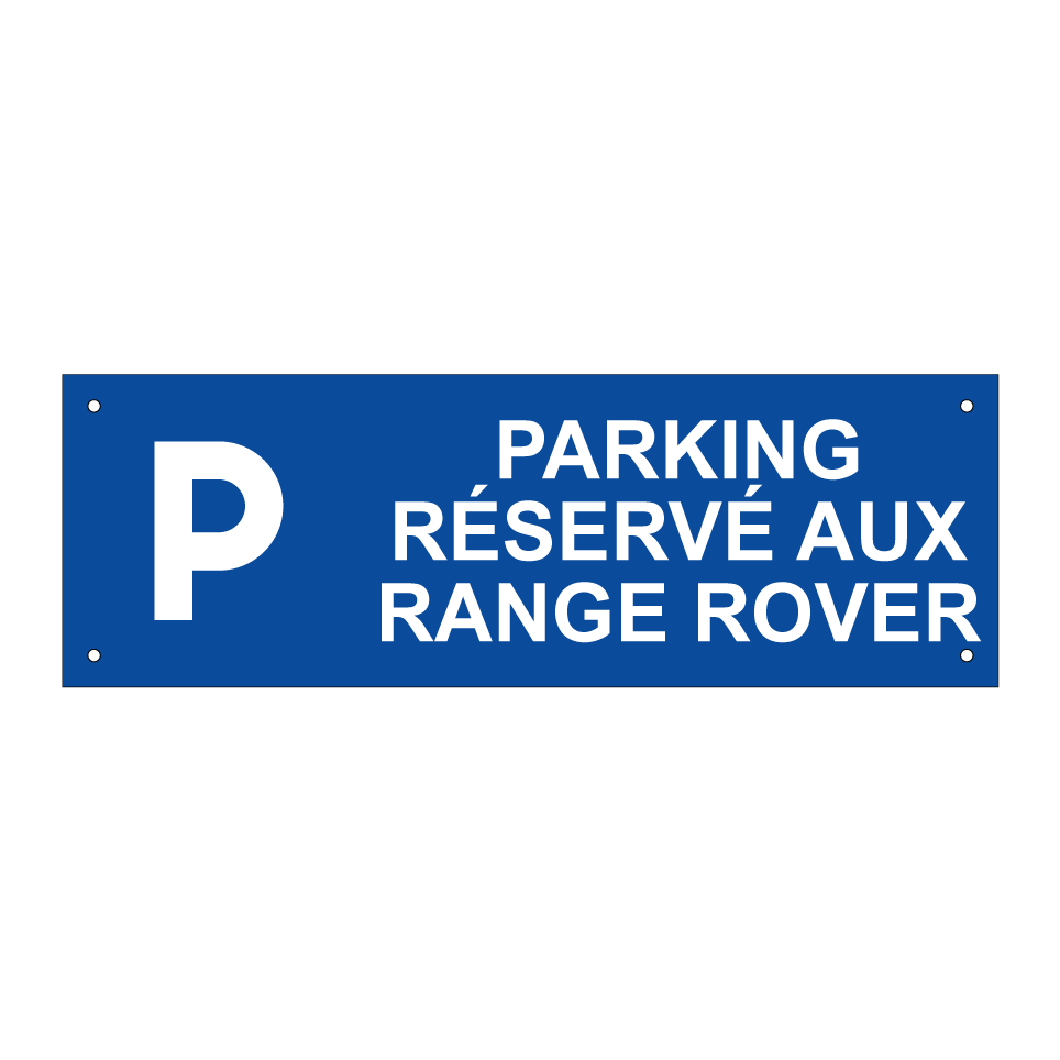 Parking réservé aux Range Rover
