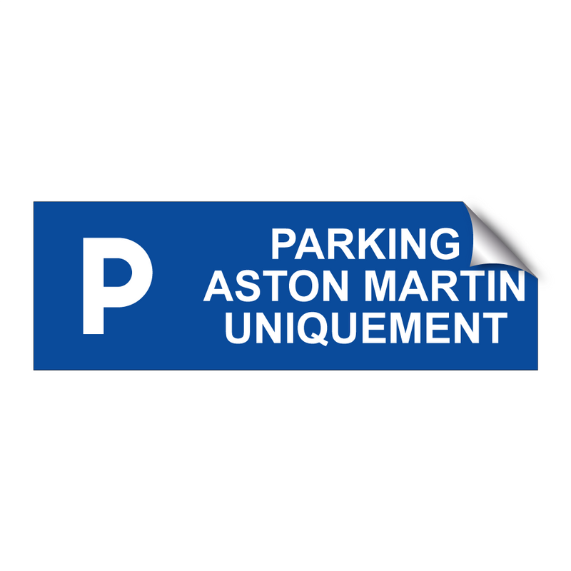 Parking Aston Martin uniquement