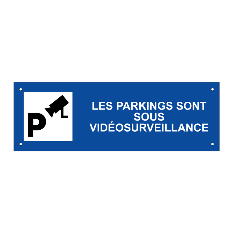 Les parkings sont sous vidéosurveillance