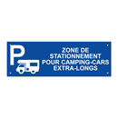 Zone de stationnement pour camping-cars extra-longs