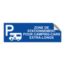 Zone de stationnement pour camping-cars extra-longs