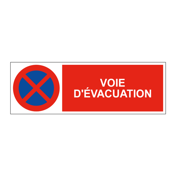 Voie d'évacuation