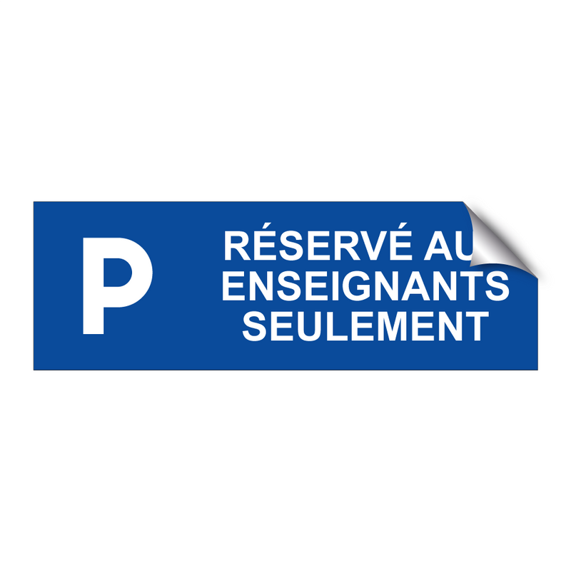 Réservé aux enseignants seulement