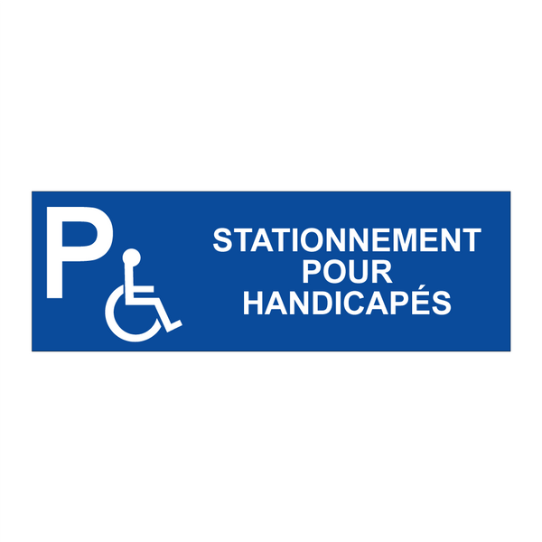 Stationnement pour handicapés