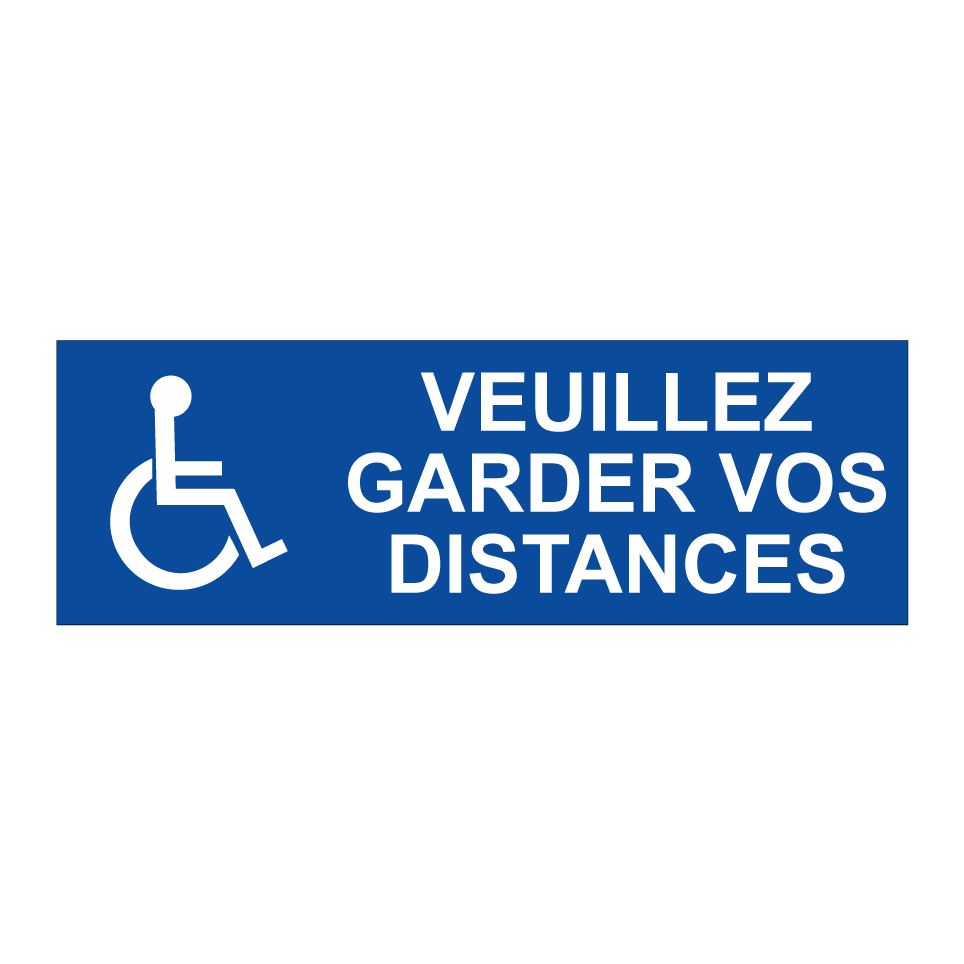 Veuillez garder vos distances