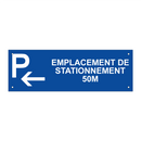 Emplacement de stationnement 50m