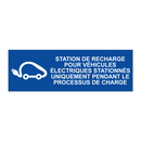 Station de recharge pour véhicules électriques stationnés uniquement pendant le processus de charge