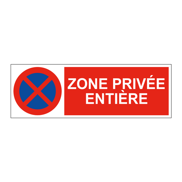 Zone privée entière