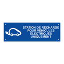Station de recharge pour véhicules électriques uniquement