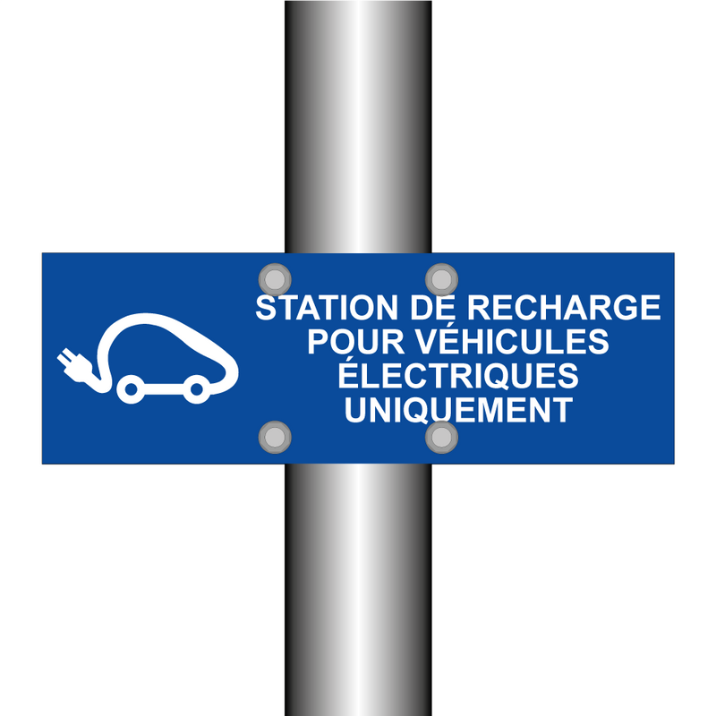 Station de recharge pour véhicules électriques uniquement