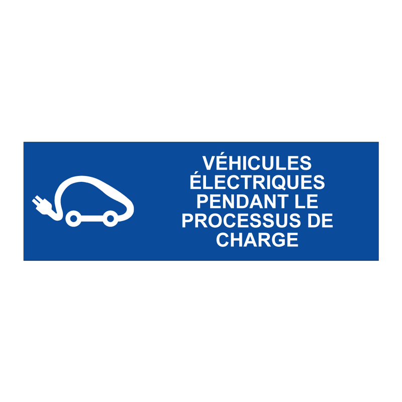 Véhicules électriques pendant le processus de charge
