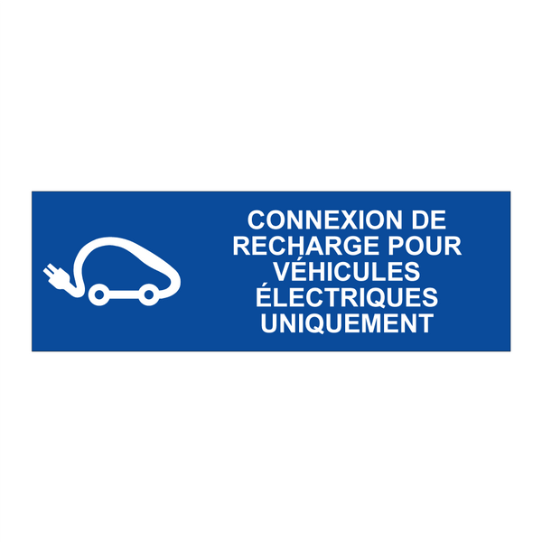Connexion de recharge pour véhicules électriques uniquement
