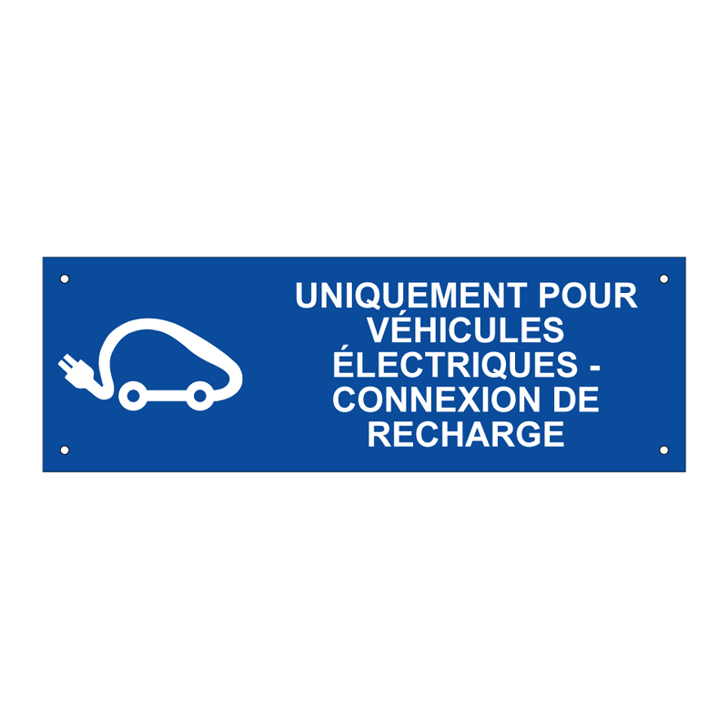 Uniquement pour véhicules électriques - connexion de recharge