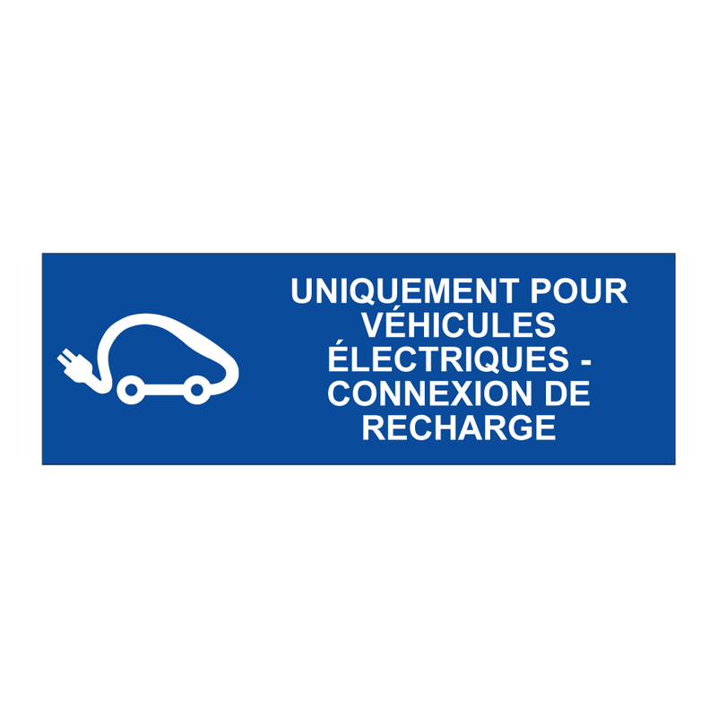 Uniquement pour véhicules électriques - connexion de recharge