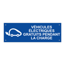 Véhicules électriques gratuits pendant la charge