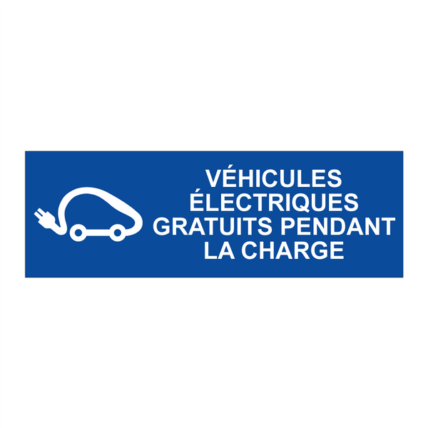 Véhicules électriques gratuits pendant la charge