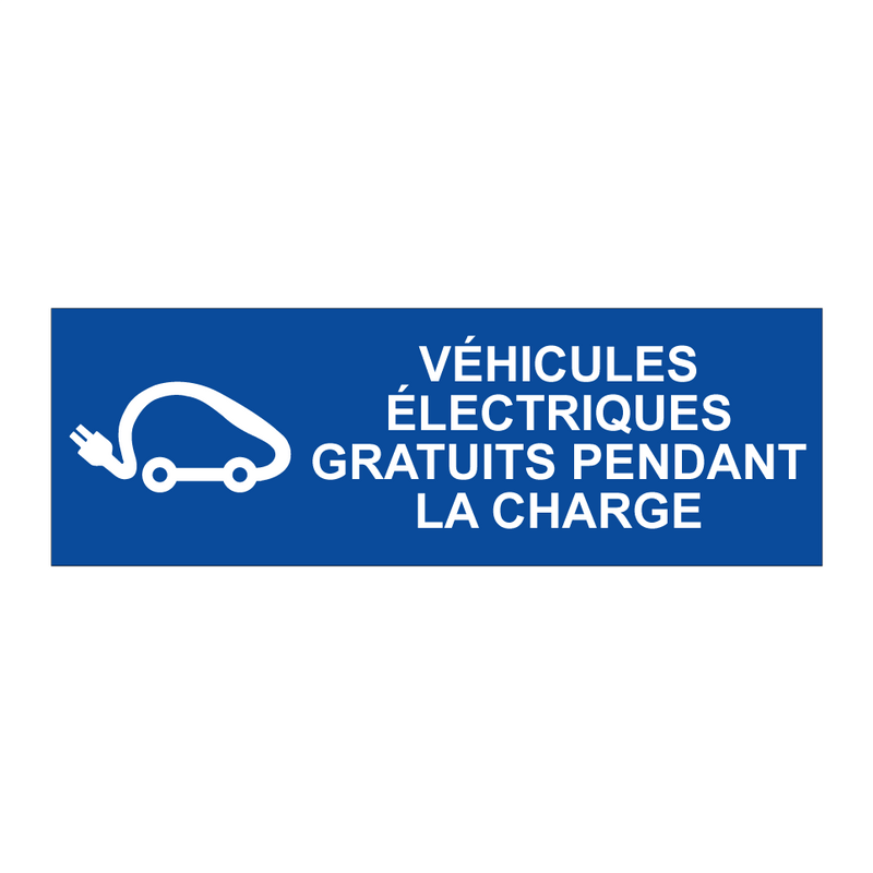 Véhicules électriques gratuits pendant la charge