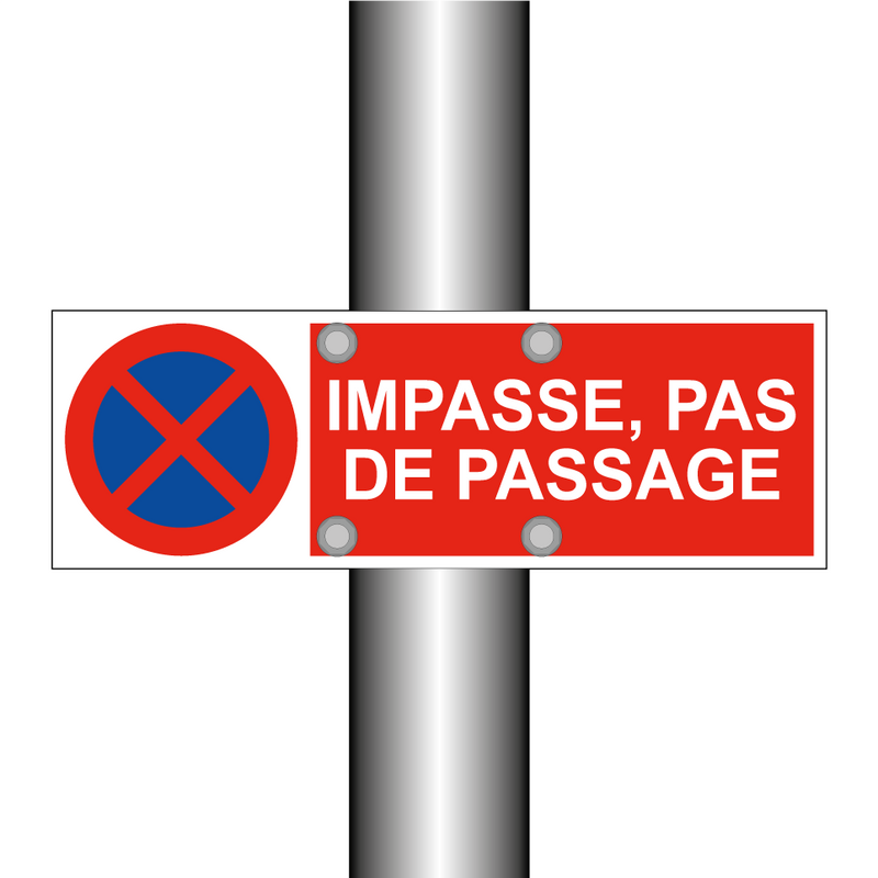 Impasse, pas de passage