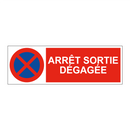 Arrêt Sortie dégagée