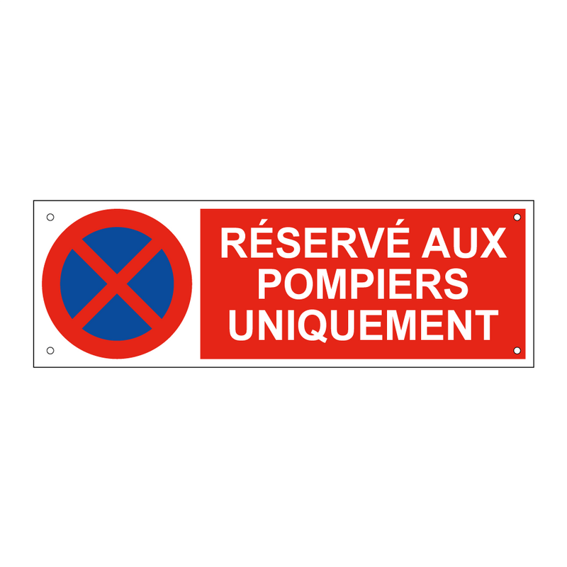 Réservé aux pompiers uniquement