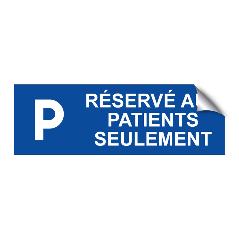 Réservé aux patients seulement