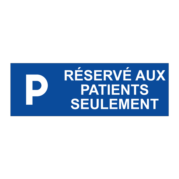 Réservé aux patients seulement