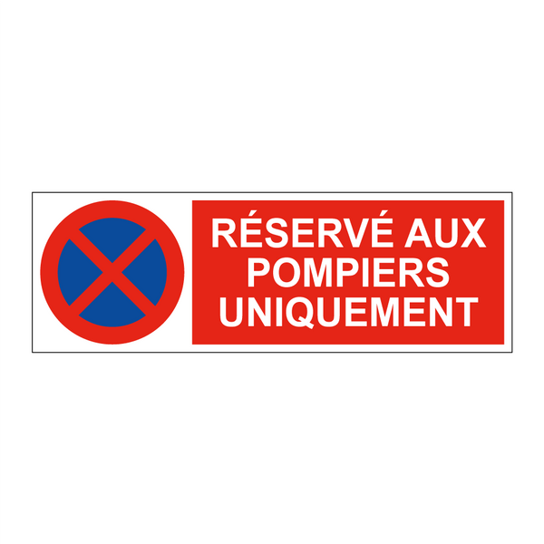 Réservé aux pompiers uniquement