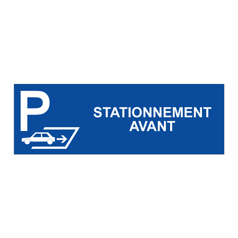Stationnement avant