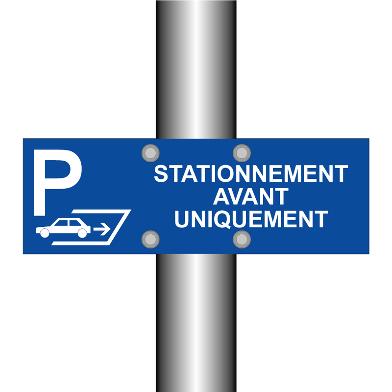Stationnement avant uniquement