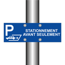 Stationnement avant seulement