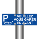 Veuillez vous garer en avant