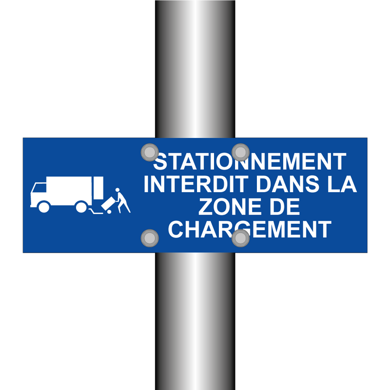 Stationnement interdit dans la zone de chargement