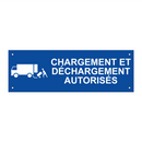 Chargement et déchargement autorisés